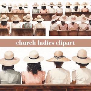 Church Ladies Clipart, Black Women PNG, Christian PNG, Church Lady Clipart, Praying Sisters PNGs, Commercial Use, Prayer Clipart