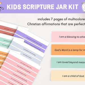 Kids Affirmation Scripture Jar PDF, Make Your Own Scripture Jar ...
