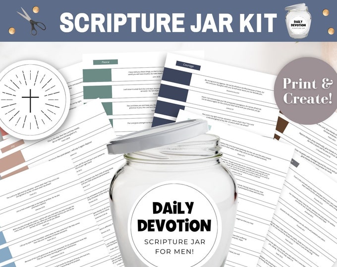 Bible Verse Jar Etsy