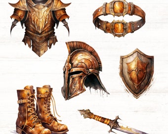 Armure de Dieu Clip Art, Armure complète de Dieu PNG, Éphésiens 6, PNG chrétien, Téléchargement numérique, Utilisation commerciale, Clipart de prière