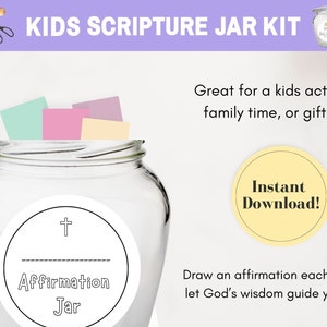 Kids Affirmation Scripture Jar PDF, Make Your Own Scripture Jar ...