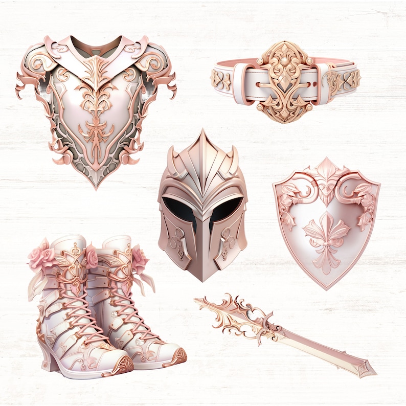 Armor of God Clip Art Full Armor of God PNGs Ephesians 6 - Etsy Portugal