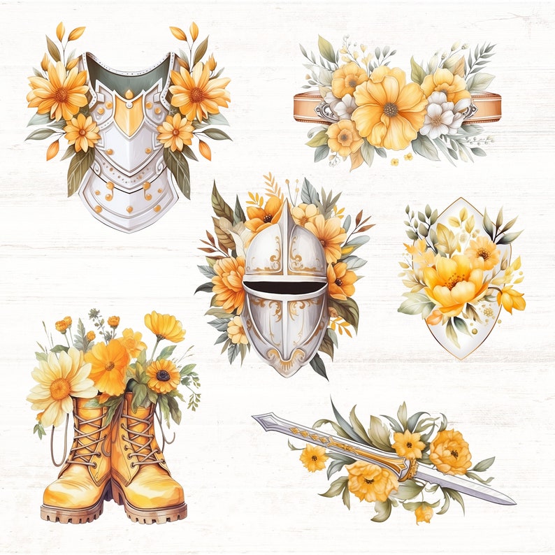 Armor of God Clip Art Full Armor of God Pngs Ephesians 6 - Etsy