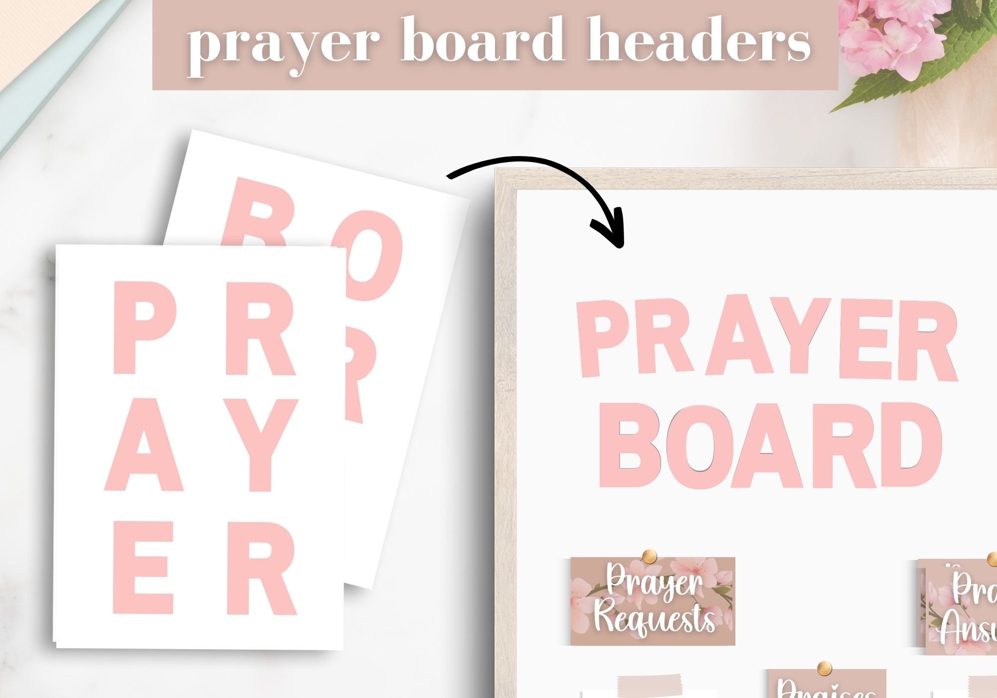 Prayer Board Printable Daily Prayer Board Prayer Board - Etsy