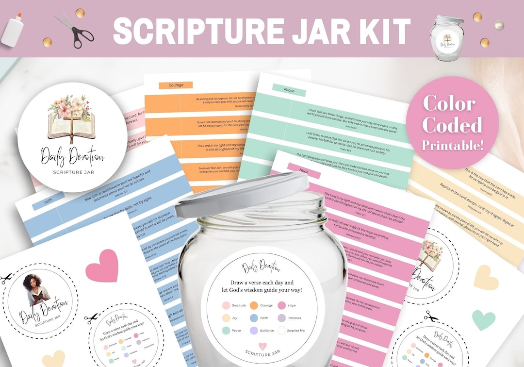 Pick Me Up Jars + Printable List of 50 Positive Quotes and Scriptures –  Jamie Cooks It Up