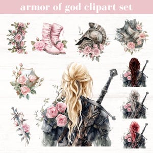Armure de Dieu PNG, mettre l'armure complète de Dieu, Ephésiens 6, chrétien PNG, guerrier de prière PNG, usage Commercial, clipart de planche de prière