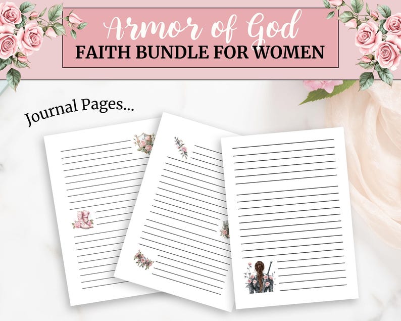 Armor of God Bundle for Women – Bible Study Printables, Prayer Requests ...