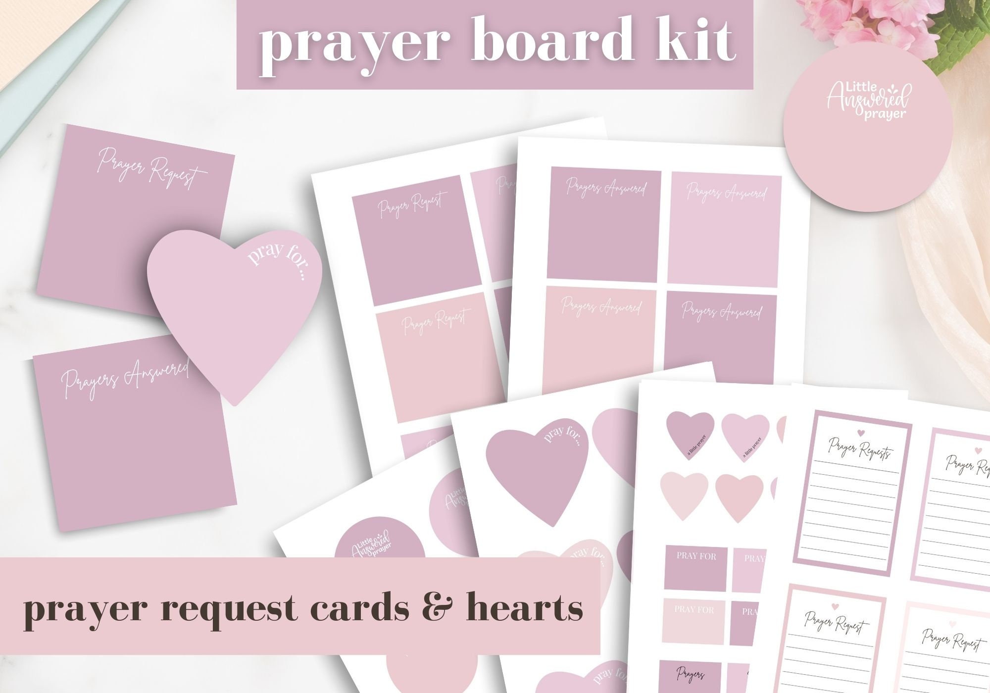 Prayer Board Kit Prayer Board Printable Daily Prayer Board - Etsy