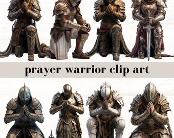 Prayer Warriors, Armor of God Clip Art, Full Armor of God PNGs, Ephesians 6, Christian PNG, Digital Download, Commercial Use, Prayer Clipart