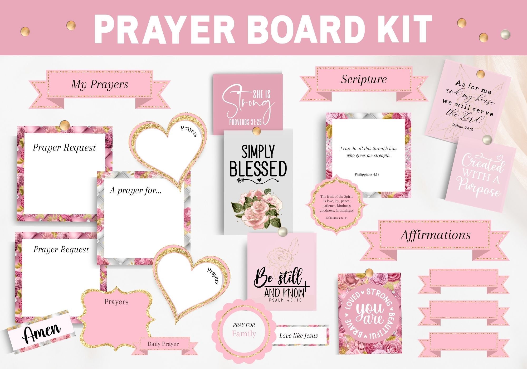 prayer-board-printable-prayer-cards-christian-wall-collage-bible-verses-scripture-on-prayer-enhance-your-prayer-life-etsy for Free Printable Prayer Board Template Prayer Board Printable, Prayer Cards, Christian Wall Collage, Bible Verses, Scripture on Prayer- Enhance Your Prayer Life! - Etsy for Free Printable Prayer Board Template