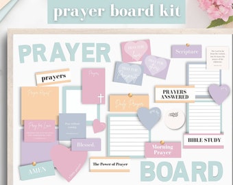 Prayer Board Kit Prayer Board Printable Daily Prayer Board 