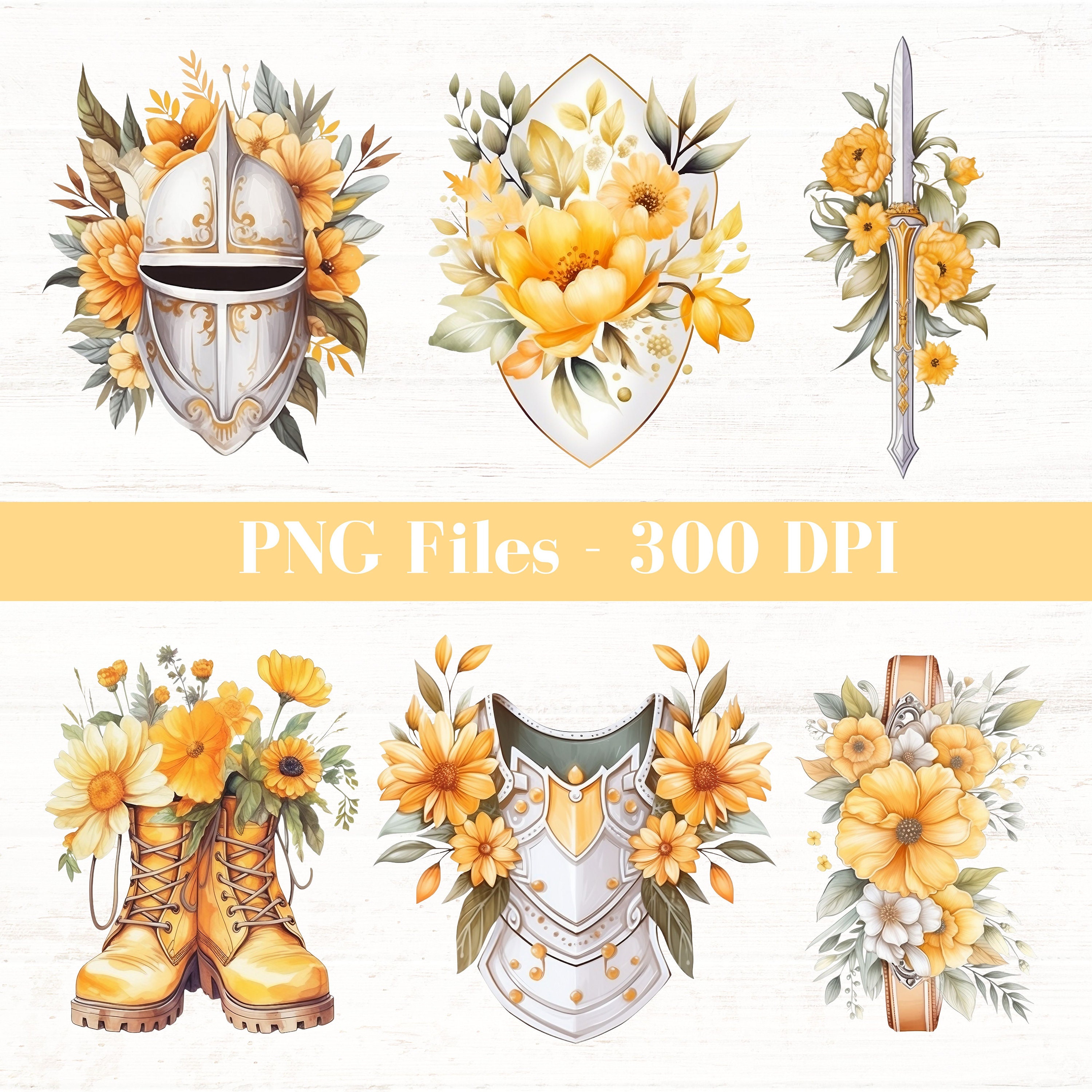 Armor of God Clip Art Full Armor of God Pngs Ephesians 6 - Etsy