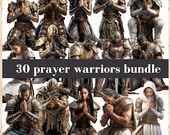 Prayer Warriors PNG Bundle, Armor of God Clip Art, Full Armor of God PNGs, Ephesians 6, Christian Warrior PNG, Commercial Use
