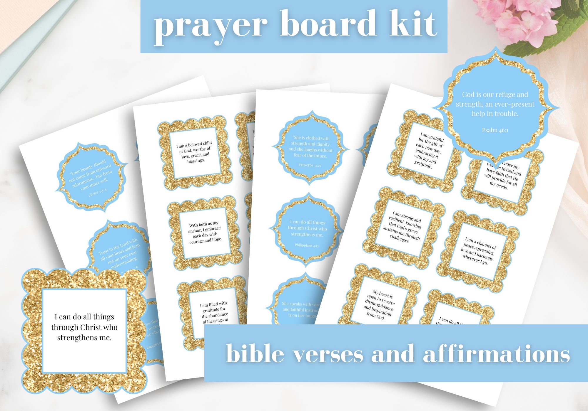 Prayer Board 2024 Printable, Printable Prayer Cards, Prayer Board