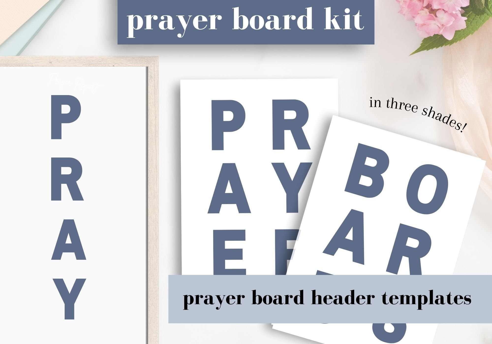 Printable Prayer Board Kit - Sweet Edition - Christian Church Prayer Group  Bible Verse Cards Craft Activity Instant Download
