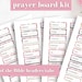 Prayer Board Printable, Prayer Cards, Christian Wall Collage, Bible ...