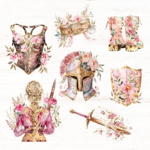 Armor of God PNGs, Full Armor of God PNGs, Ephesians 6, Christian PNG, Warrior Clipart, Commercial Use, Prayer Board Clipart