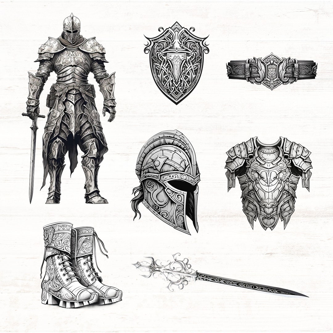 Armor of God Clip Art, Warrior Full Armor of God Pngs, Ephesians 6 ...