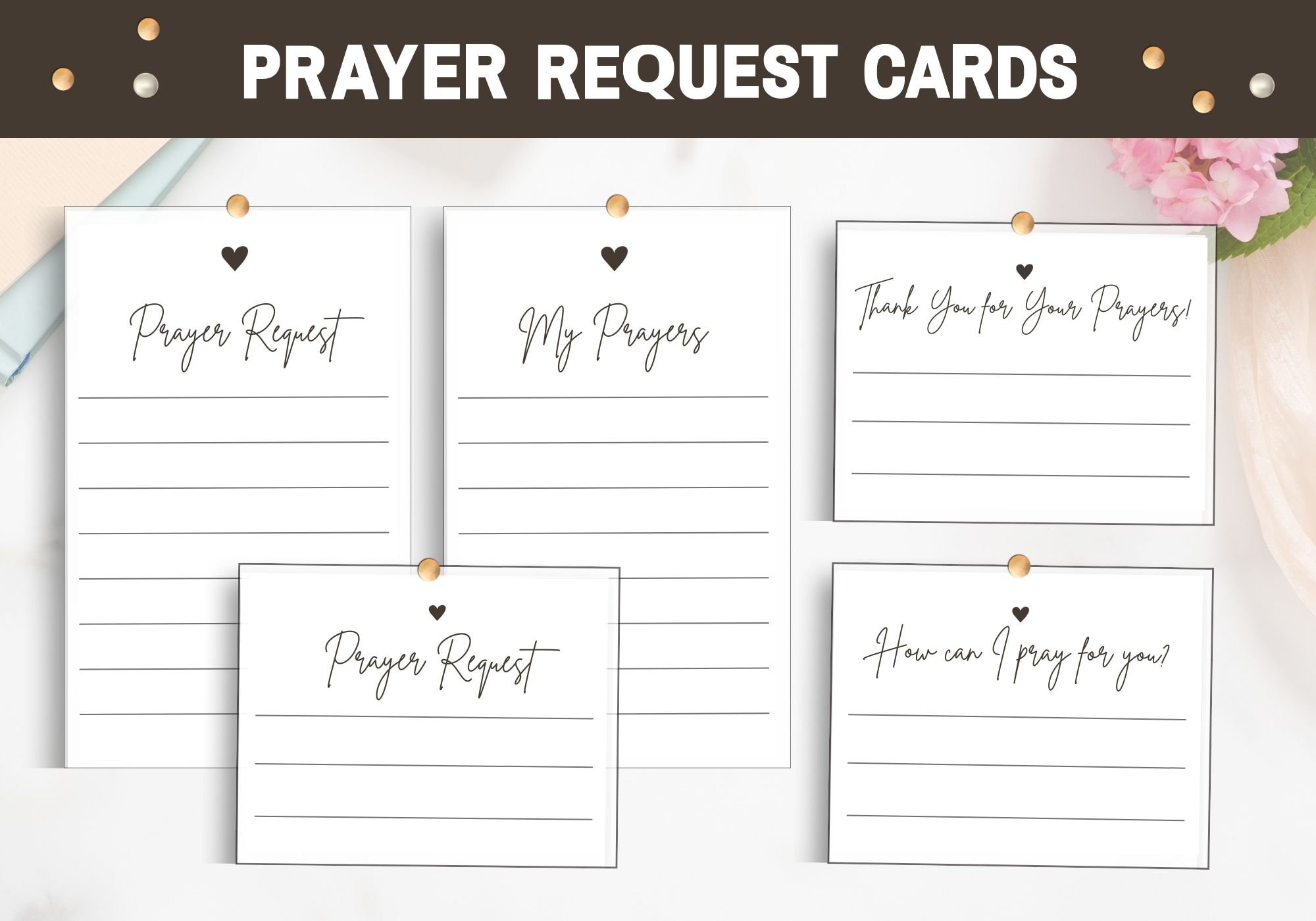 Prayer Board Kit, Printable Wall Collage Kit for Prayer Board