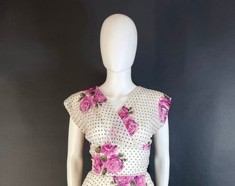 Stunning late 40’s/50’s “New look” day dress