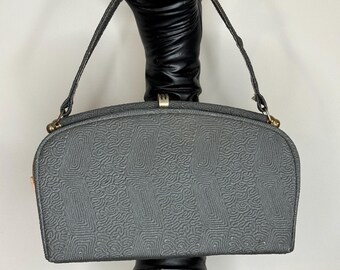 1940年代のヴィンテージ コルデスタイル ビニール デイバッグ - Etsy 日本