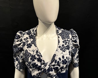 Fab late 1960s volup maxi dress