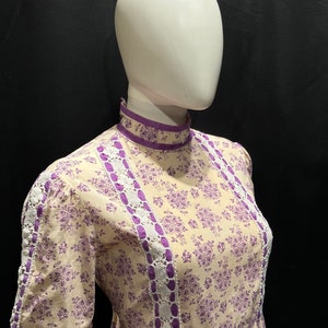 adorable 1970s volup Laura Ashley prairie dress imagem 3