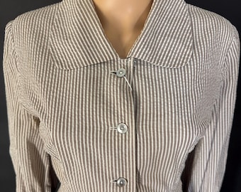 lovely 1940s cotton sea sucker summer suit