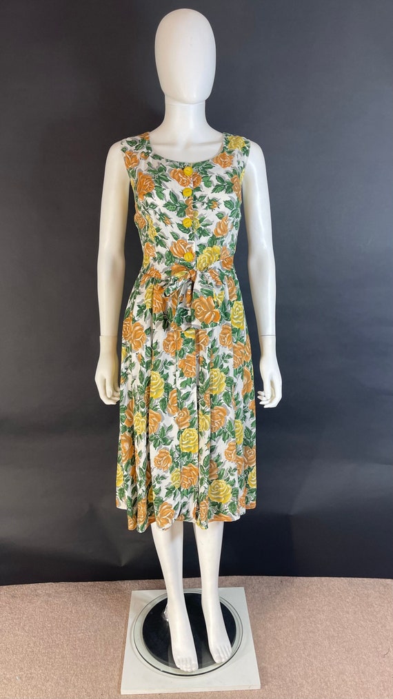 Really pretty home made 1940’s day dress - image 1