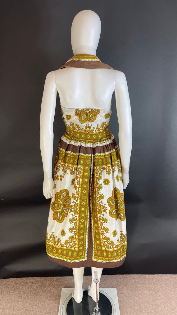 Gorgeous late 1950s cotton day dress - image 6