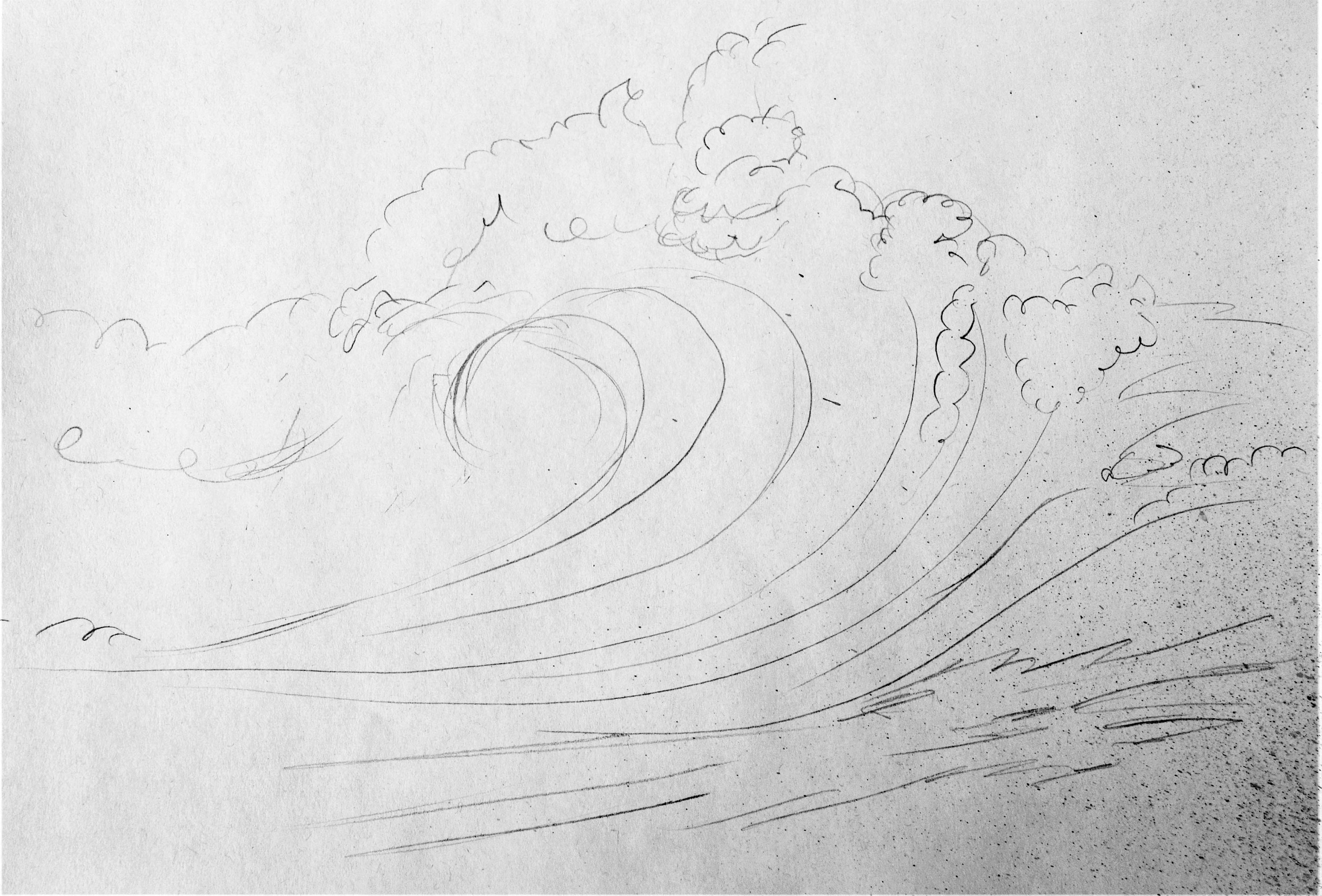 How to Paint a Wave, Children's Art Lesson, School Art Lesson, Ks3 Art