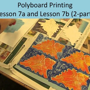How to print using polyboard, printing lesson, art print lesson, how to create a print, how to print, school art lesson, Marine Mayhem 7