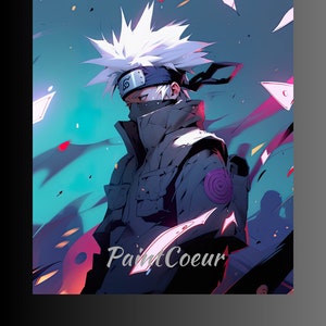 Mysterious Kakashi Art: Digital Download for Anime Fans and 