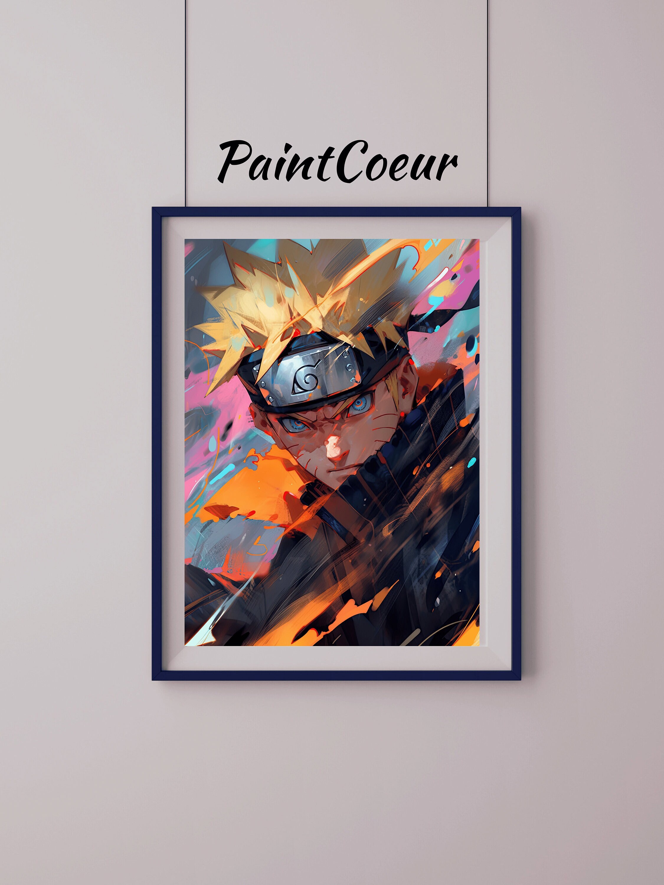 MHJ-253 Akatsuki – papier peint peinture à l'huile, Itachi-Pain,  autocollants muraux, toile, Art, affiche Anime, pou(Sans cadre) - Cdiscount  Maison