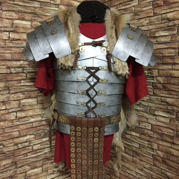 Medieval     Roman Centurion Legionary Soldier Costume Rome Officer Costume perfect Christmas