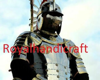 Medieval    Hussars Armor Suit  Full Body  Larp Costume Museum Replica Halloween Gift items