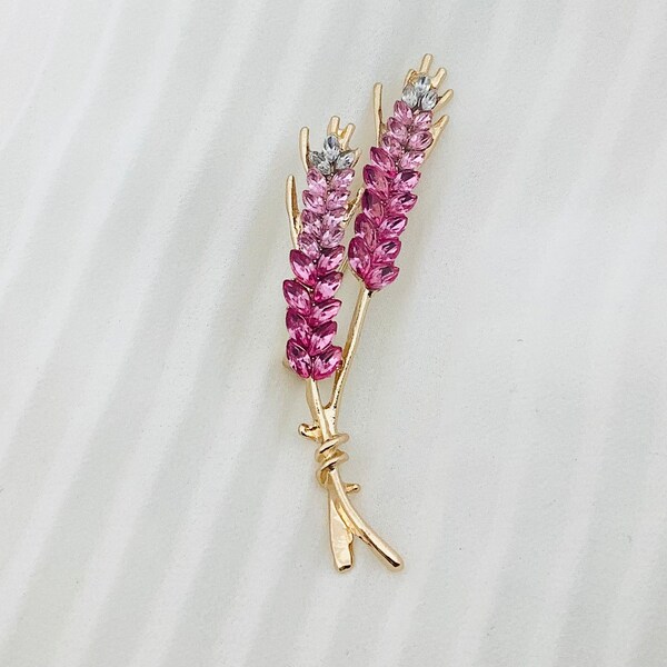 Broche Vintage épi De Blé En Nacre - Occasion
