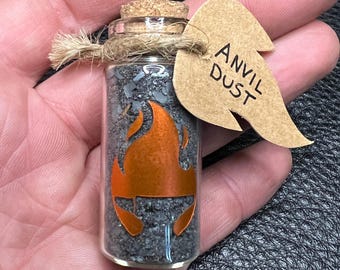 Anvil Dust for Protection & Strength | Altar Supply for Witchcraft, Spiritual, Pagan Rituals | Blacksmith Forge Scale