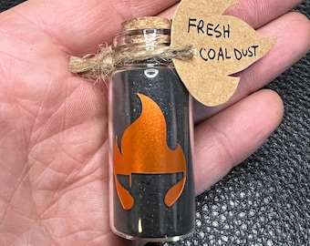 Fresh Coal Dust for Grounding & Potential | Altar Supply for Witchcraft, Spiritual, Pagan Rituals | Blacksmith Forge Coal Dust