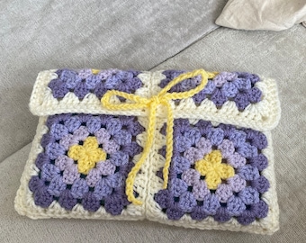 Crochet Handmade Book Cover Sleeve