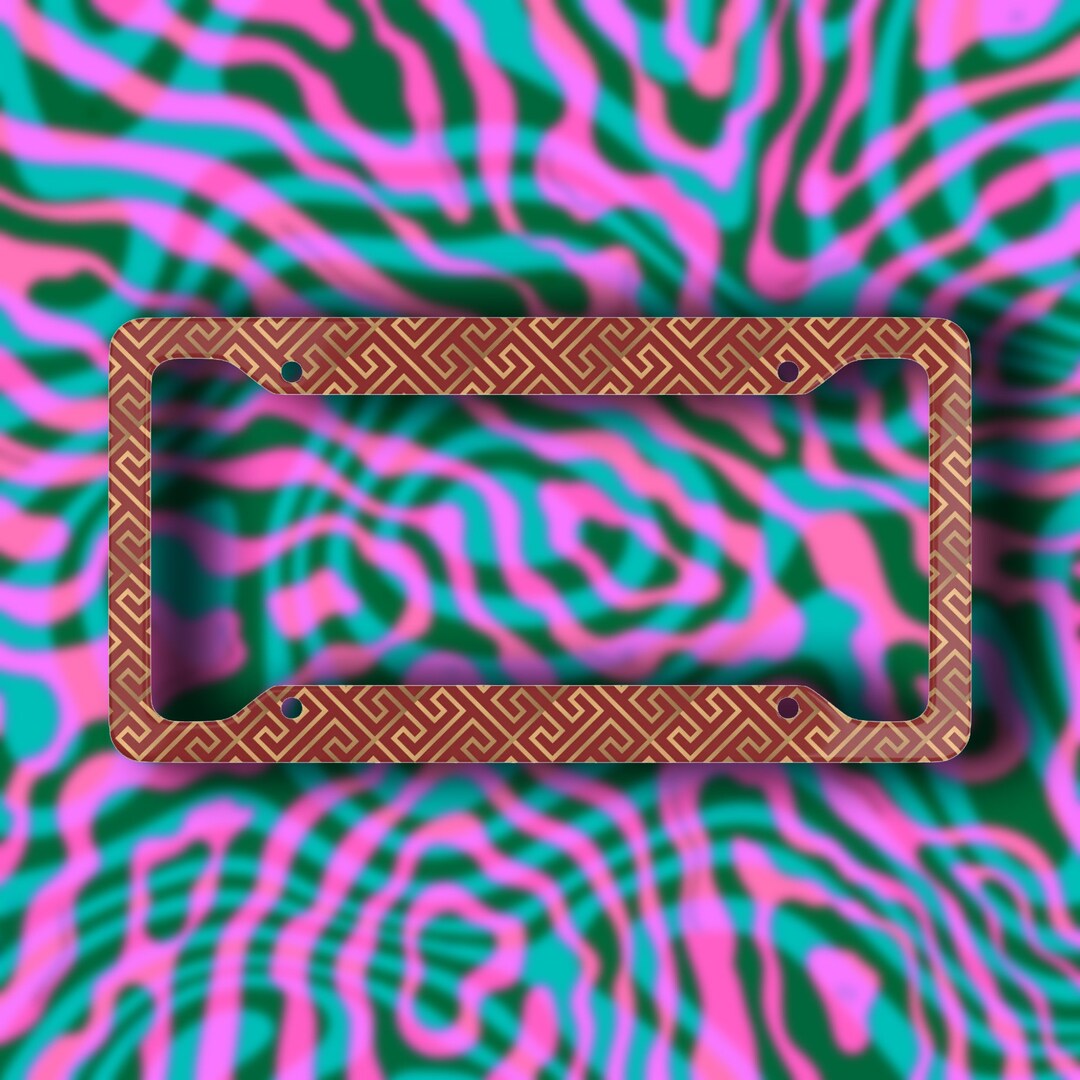 Oriental Style JDM License Plate Frame Etsy
