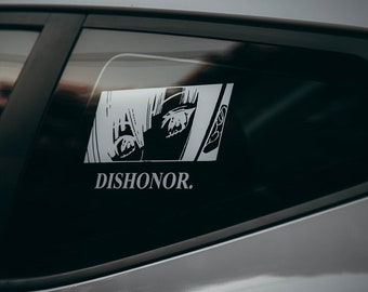 Dishonor Anime Eyes Decal Sticker