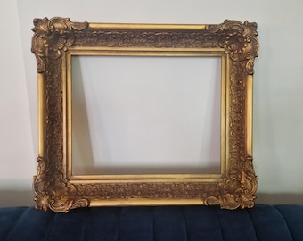 Antiker Barock-Goldrahmen: 27 x 34 cm / 10,6 x 13,4 Kunstrahmen