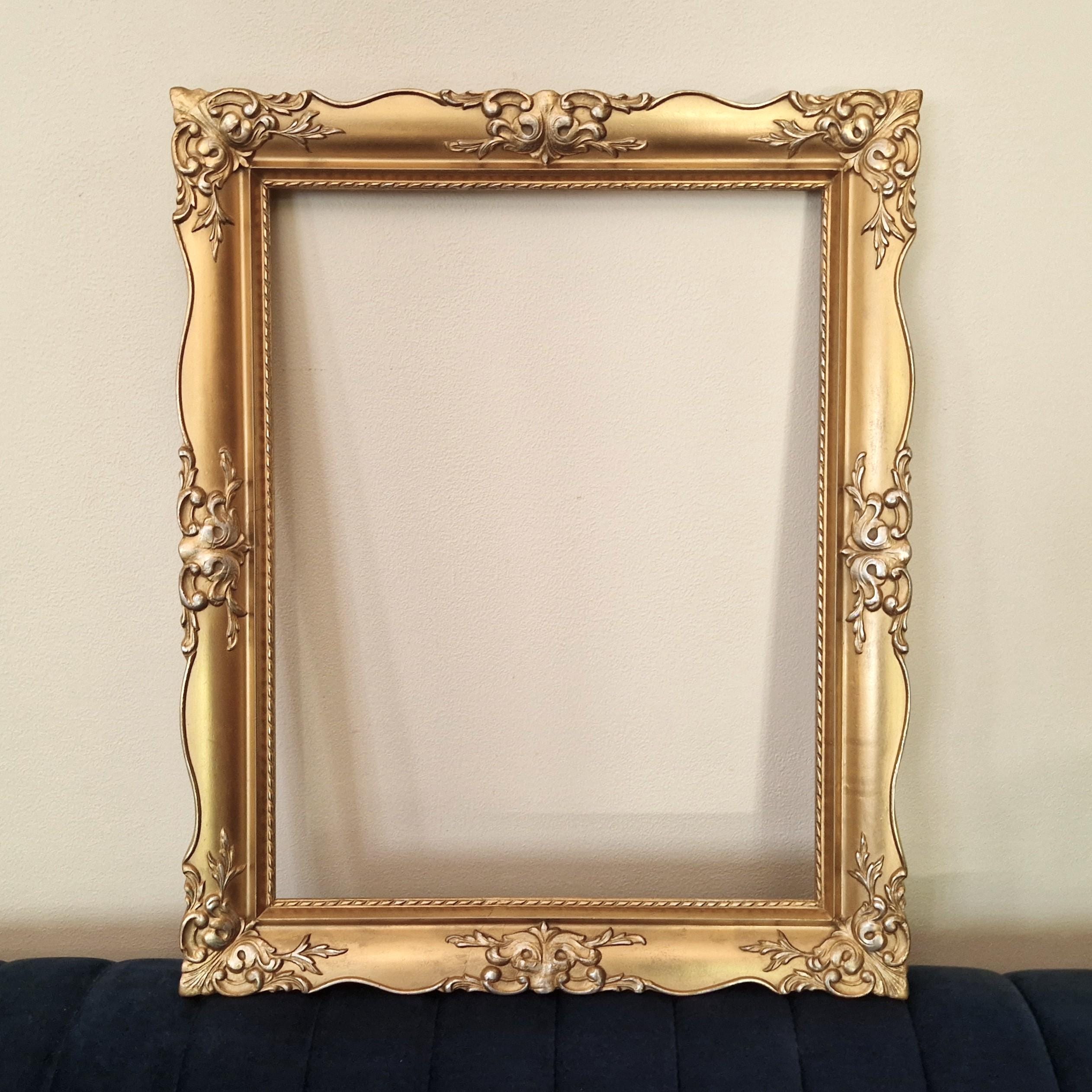 壁掛けアート 金色フレーム付き 約50×40cm Gold picture frame 40x50 - Etsy 日本