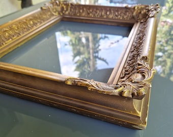 Antique Baroque Gold Frame: 27x34cm / 10.6x13.4 Art Frame
