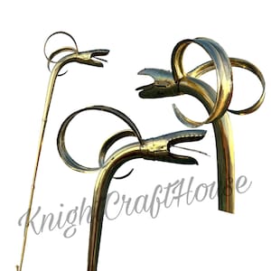 Medieval Brass Serpant Carnyx  Celtic War Working Trumpet Bugle Horn .