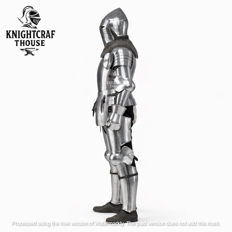 Medieval Knight Armor Suit – Full Body Steel Wearable Barbuta ...