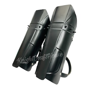 Medieval Darth Vader Leg Guard-Starwar Darth Vader Shin Leg guard - Warrior Knight Halloween Gift - Birthday Gift - Valentine&#39;s Gift .