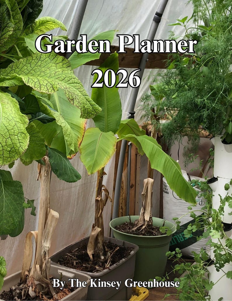 Greenhouse 2026 Printable Garden Planner PDF | Planting Calendar ...