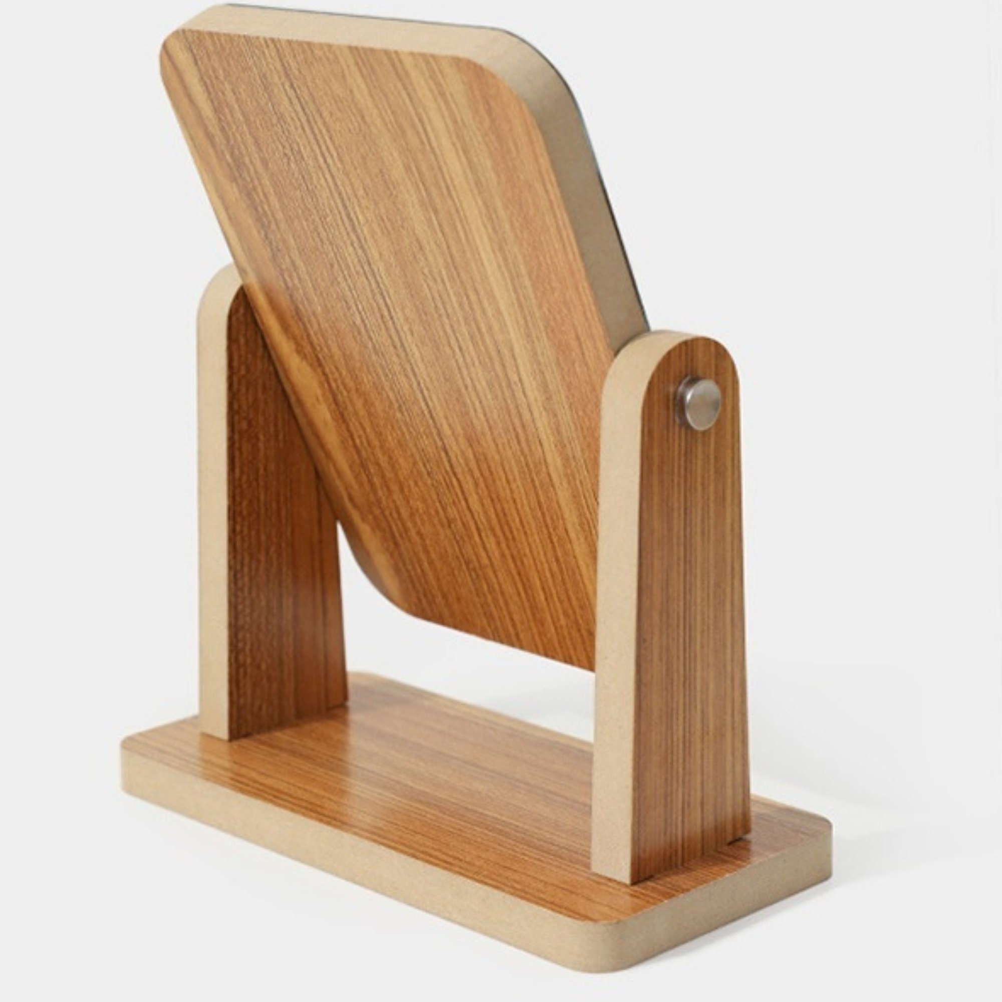 Square Nordic Wooden Vanity Mirror Mid Century Dressing Table Etsy